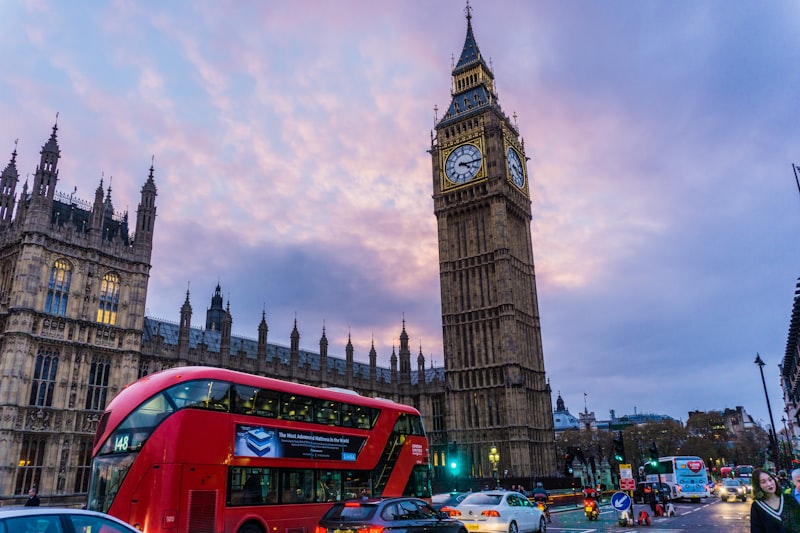 Big Ben and Westminster at dusk, London